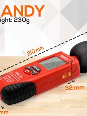 Pyle PSPL25 Digital Sound Level Meter - High Precision Decibel dB Tester